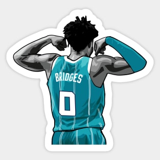 Miles Bridges Vector Back Sticker